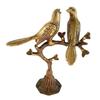 Brass Love Birds on Tree Showpiece for Home Decor, 9 Inches, Home Decor Show Piece, Figurines for Home Decor, Home Decor Artifacts