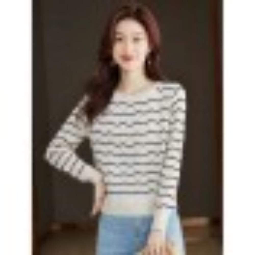 

Девичий, с цветными блоками, волнистый трикотажный свитер с длинными рукавами для женщин на осень, милый и молодежный, свободный и универсальный топ one size абрикосовый