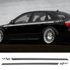 2PCS Car Door Sticker Side Body Strip Trims Vinyl Film Decals Decor Auto Accessories For A4 B8 B9 B7 8W 8K 8E B6 8H A4L B5