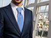 SHLAX&WING Baby Blue Plain Silk Tie, Long, 160cm
