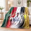 Cristiano Ronaldo Printed Flannel Blanket Warm Comfort Bed Throw For Indoor Home Decoration