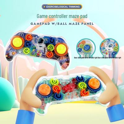 Jogo de Labirinto 3D em Disco: Equilíbrio Portátil e Desafio Criativo para Crianças