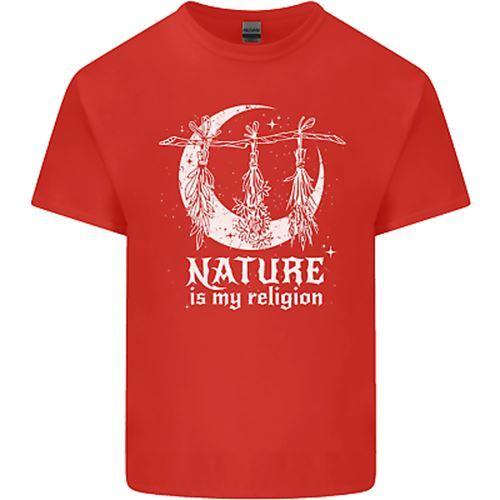 Nature Is My Religion Witch Halloween Unisexs Cotton TShirt Tee Top S