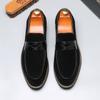 Fashion Fashion Men's Casual Leather Shoes Men Classic British Style Penny Loafers Moccasins Mens Party Wedding Outdoor Driving Flats