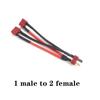 Параллельный Y-разветвитель XT30 XT60 XT90 T-Plug 1 на 2 Папа/Мама 14AWG для RC Батареи ESC Дрона