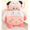 Cute Cartoon Kirby And Cinnamoroll Plush Pillow Toy For Valentine's Day