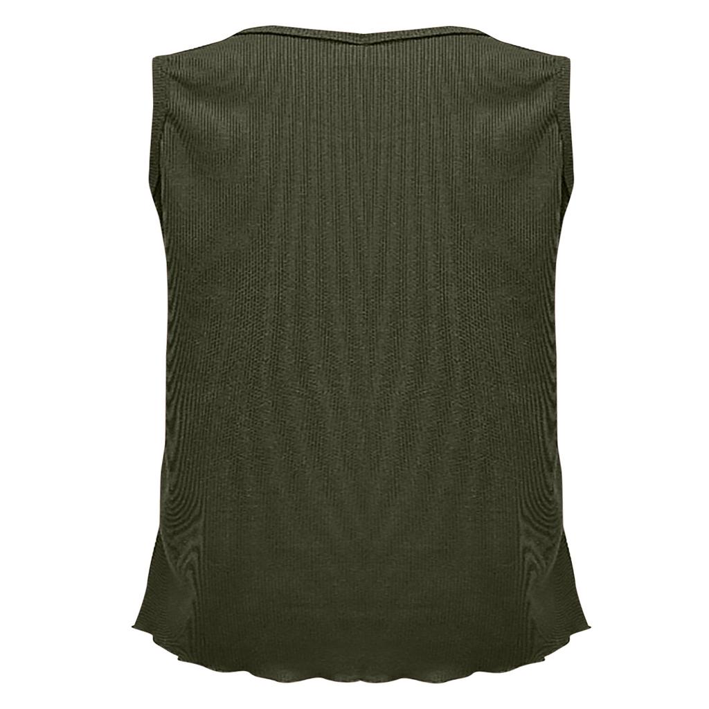 Womens Tank Tops Sleeveless U-Neck Base Shirt Summer Casual Workout Tees