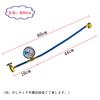 Dualmax R134a Air Conditioner Gas Charging Hose with Meter Gas Charger, For Cars, Air