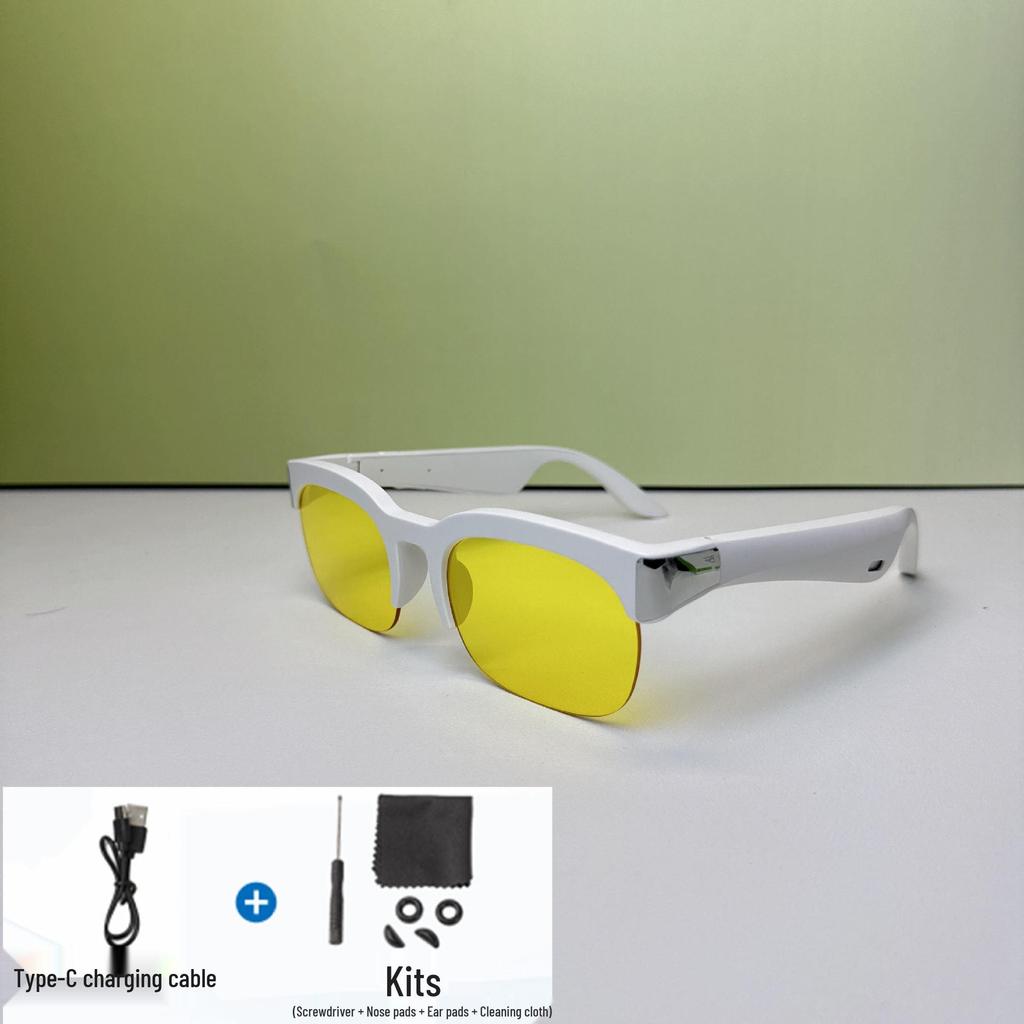 Bluetooth Smartbrille: Kabelloser Audio für Sport, Outdoor-Radfahren, Autofahren, Blaulichtfilter