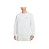 Nike Dri-Fit Logo Pullover Crewneck Sweatshirt Men Sweatshirt White HV8215121