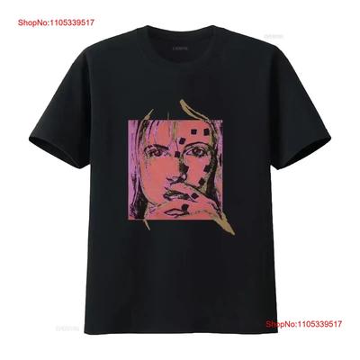 Men's Hayley Williams Petals Sketch Back Print Slim Fit T Shirt Large Black Vintage Washed Casu