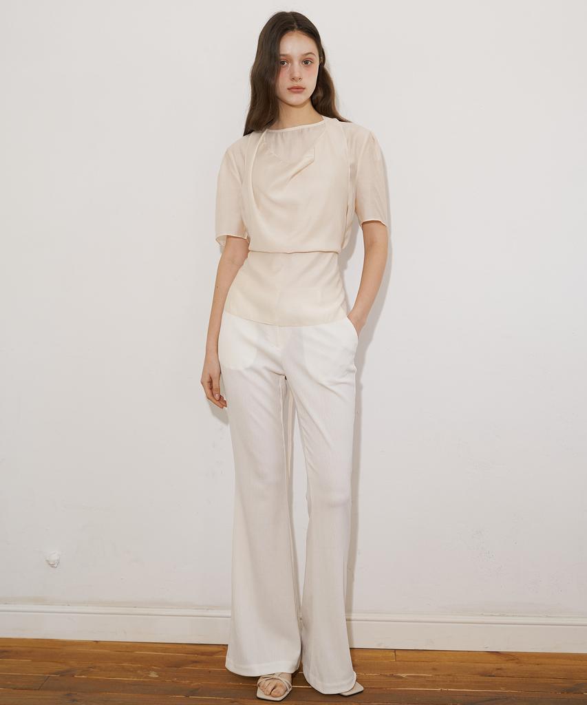 Peullobeu Summer Light Fabric Pants (Iv)