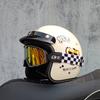 ORZ high-quality motorcycle retro helmet 3/4 semi covered helmet couple scooter cascos para moto capacetes de moto