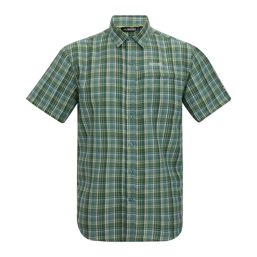 Regatta Mens Mindano Multi Check Short-Sleeved Shirt