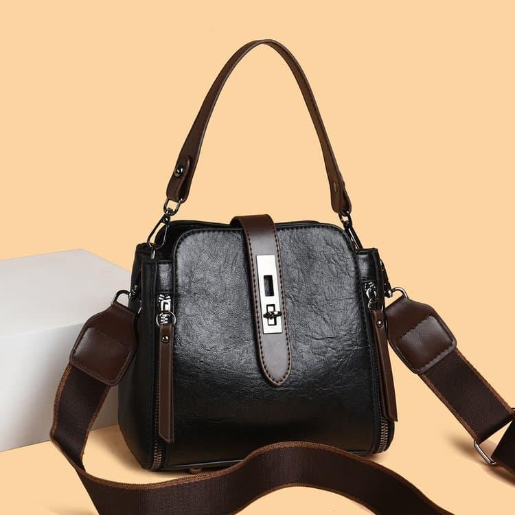 

New Women s Handbag Shoulder Messenger Bag 20*11*19cm чёрный