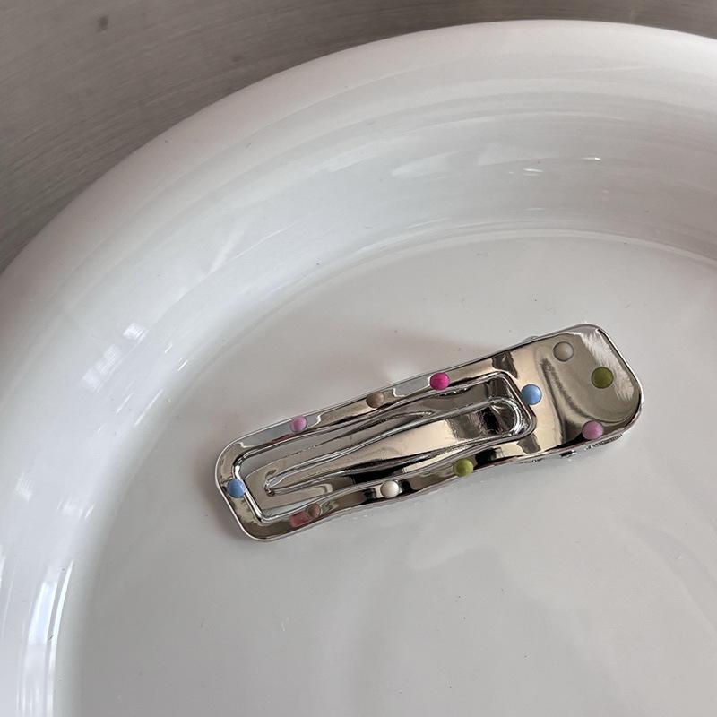 

Цвет Серебристый Металлическая Заколка для Волос Боковая Капля Воды Макияж Челка Зажим Заколки Головной Убор Девочки Женщины Аксессуары для Волос