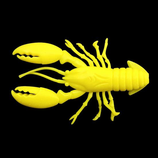9cm/12.5g Fishing Bait Hollow Simulation Realistic Tempting Angling Soft Rubber Floating Lobster Artificial