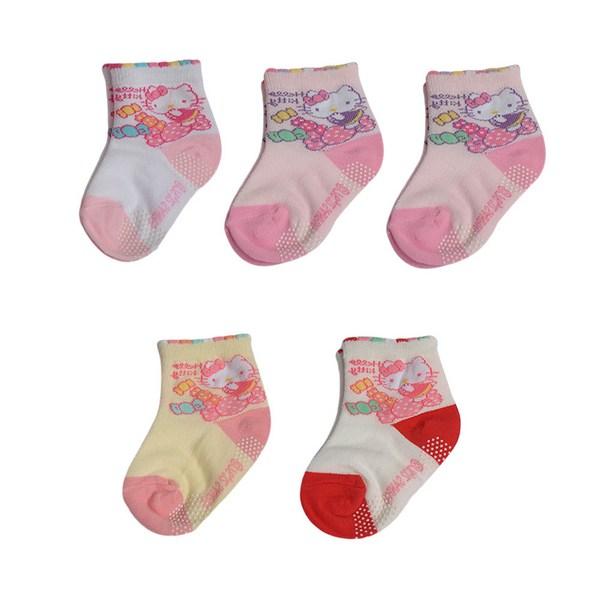 

Комплект детских носков Hello Kitty из одного дерева, без радуги, 5 шт., корейские детские товары