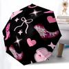1pc Cowgirl Automatic Open/Close Umbrella - Compact Travel Umbrella, Gift for Birthday, Holiday Yy260106015