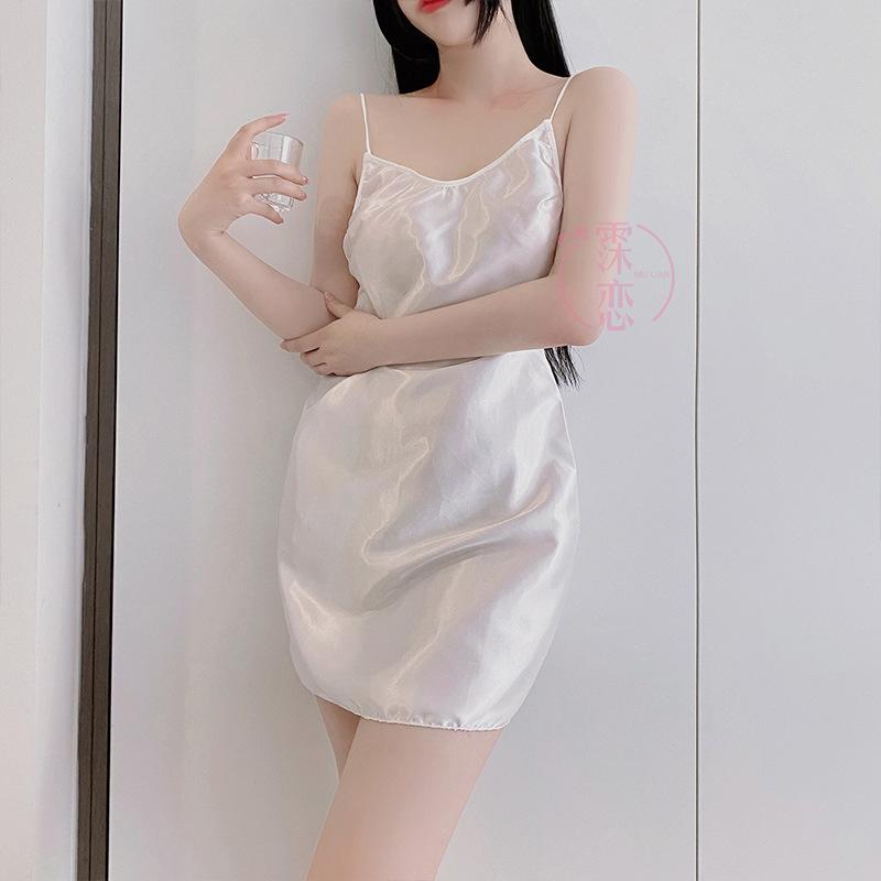 Sexy underwear slim princess skirt side split pure desire suspender skirt sexy bow lace temptation