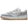 New LiNing 001 BTC BTC Daily Gold Rush Anti Slip Wear Resistant Low Top Skateboard Shoes Women's Milk Blue AGCS022-1