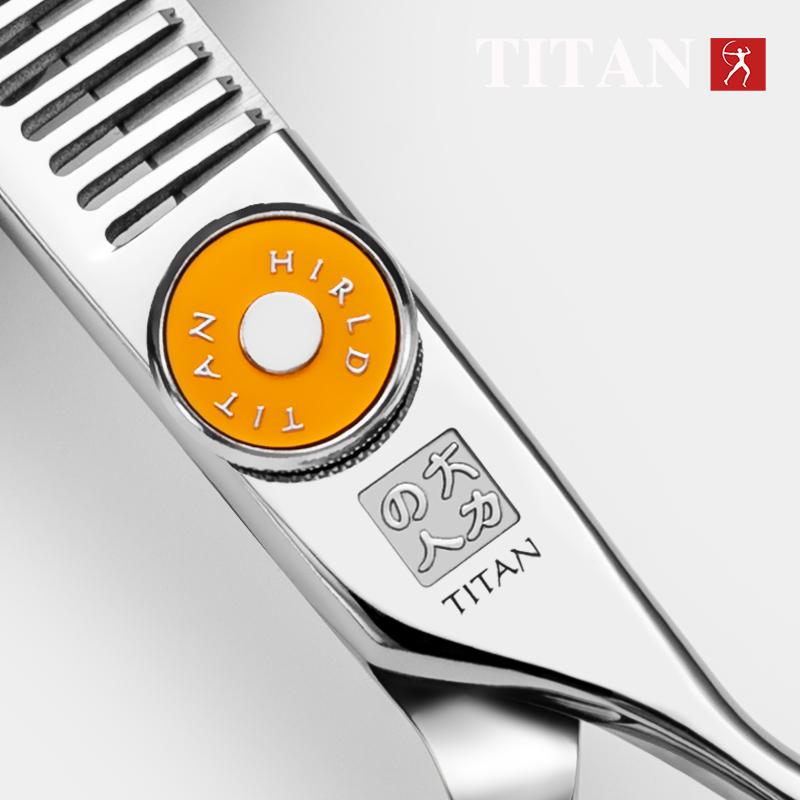 TITAN Professional Hair Scissors Barber Scissors Cutting Thiinning 6inch 440c Steel