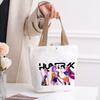 Canvas Bag Kpop Peripheral Cute Portable Cartoon Canvas Bag Student Leisure Shoulder Bag Shopping Bag