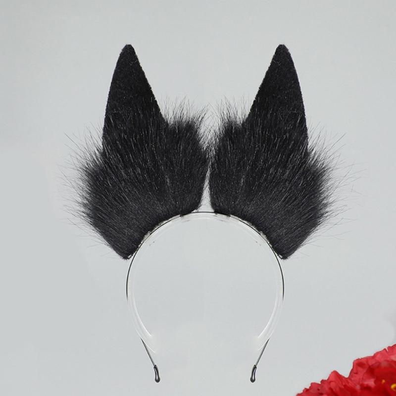 Tierohren Kopfschmuck Weiches Plüsch Haaraccessoire Kopfbedeckung Für Cosplay Kostüm Party Und Anime Thema Event