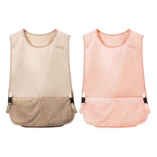 Vest Style Apron for Women Kitchen Cooking Smock with Handy Wipe And Pockets Sleeveless Cooking Apron for Home Painting BBQ Hosting