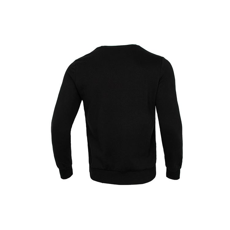 Puma Classics Metallic Logo Print Crew Neck Sweatshirt Men Tops Black 531367-01