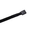 1 to 5-Port 4-pins PWM CPU Cooler/ Case/ Chasis Cooling Fan Power Cable Hub Splitter Adapter Black Sleeved 40cm