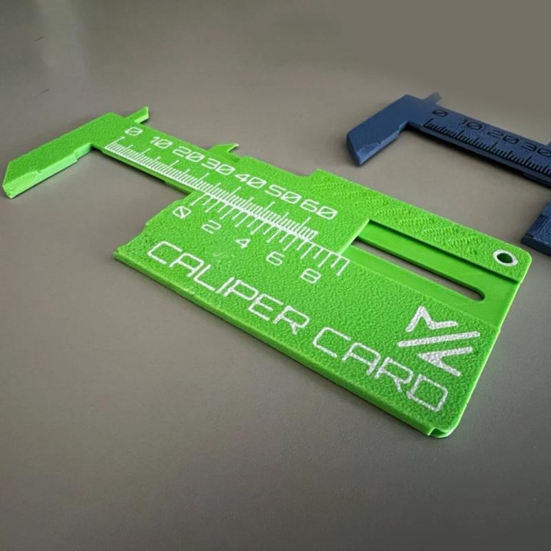 

1 Pcs New Product Caliper Card 3D Printing Measuring Tool Mini Ruler чёрный