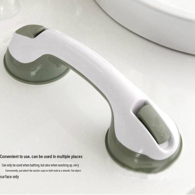 TV Product Bathroom Suction Cup Handrail: Anti-Slip Handle for Bathtub, Glass Doors, Windows - Suitable for Children and Elderly.