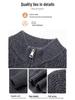 Men's Jacquard Wool Cardigan - 2025 Autumn/Winter Fashion, Zip-Up Stand Collar, Casual Sweater for Middle-Aged and Young Adults.