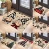 Winter Christmas Doormat Non-Slip Entrance Doormat Home Decor Carpet for Living Room Rugs Bathroom Floor Rug