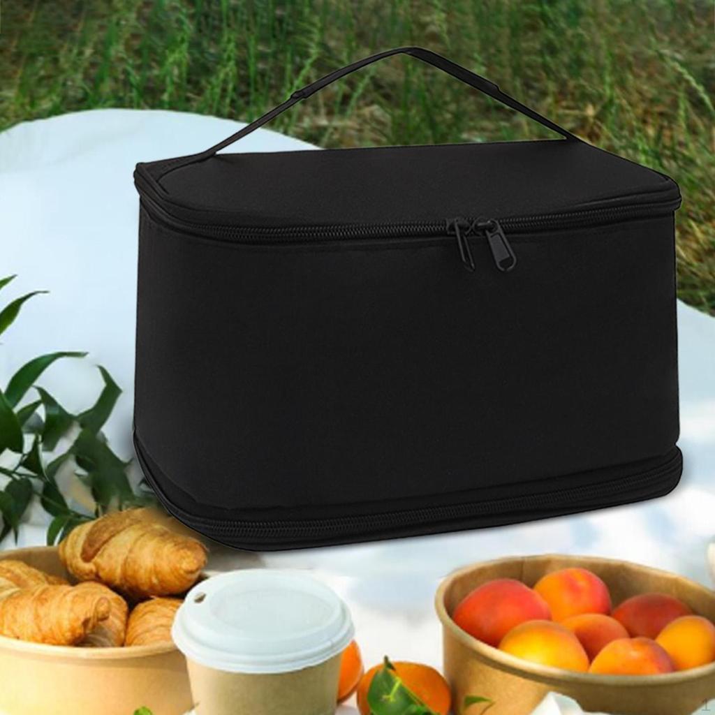 Insulated Bag Cold Food Thermal Carrier Portable Lunch Tote Box for Picnic