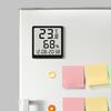 Digital Temperature and Humidity Meter Magnetic and Wall Hanging Support Space Saving for Home Office User Friendly