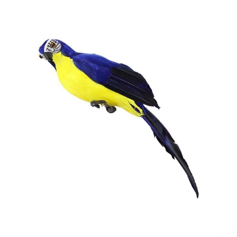 Simulation Parrot Garden Ornaments Creative Feather Lawn Figurine Ornament Animal Bird Outdoor Garden Party Prop Decoration Miniature