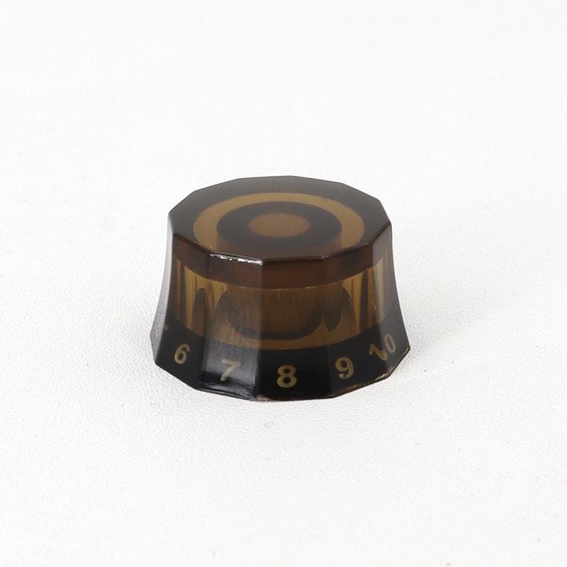 Twelve-Sided Acrylic Tone and Volume Knob Caps for LP Electric Guitar
