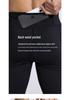 Fleece-Lined Men's Quick-Dry Compression Running Tights