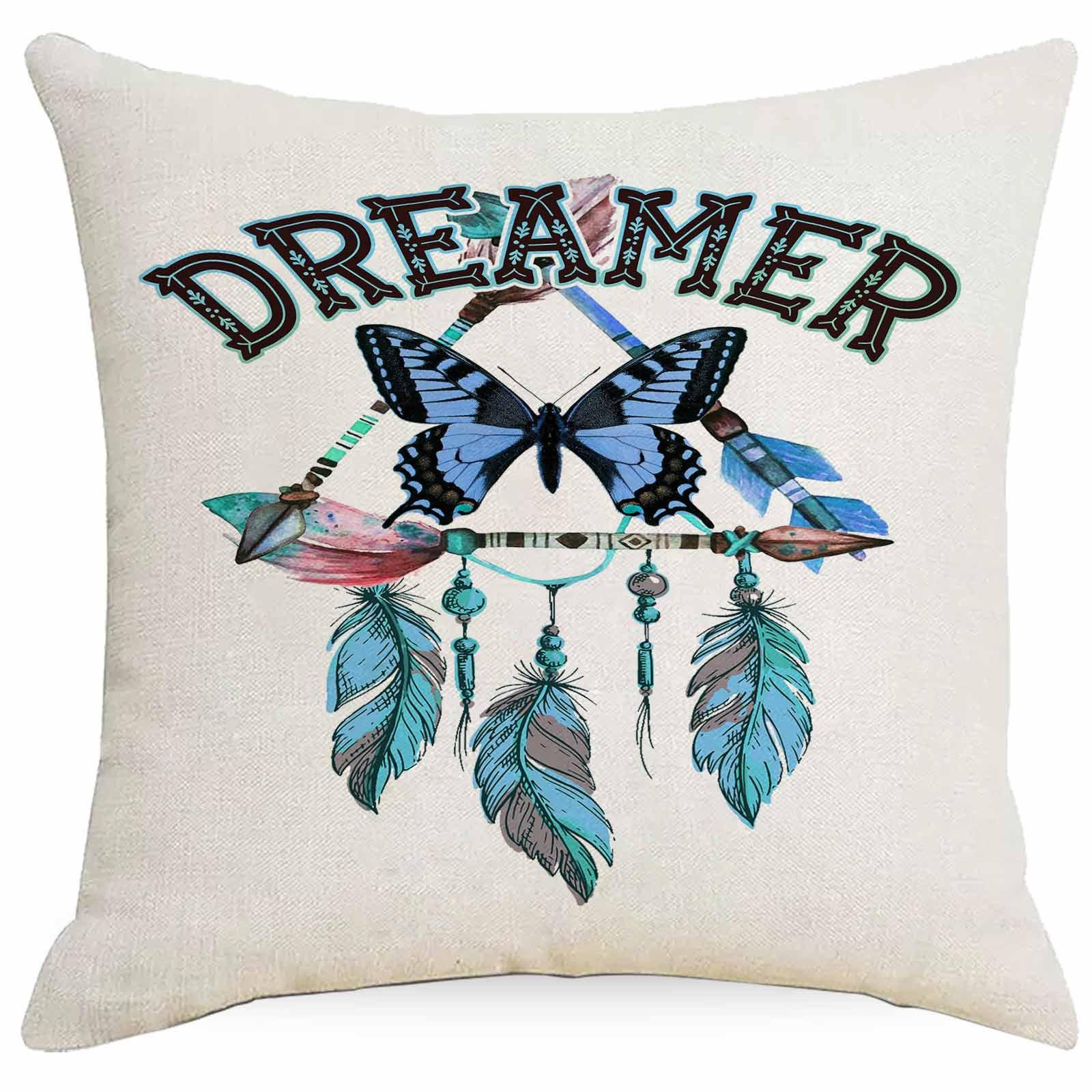 

Cloth Dreamcatcher Series Cushion Cover Home Sofa Ornament Pillow Cover Premium Durable Quality Useful Practical 45 * 45Cm