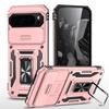 Slid Camera Protector Armor Phone Case For Google Pixel 10 Pro XL 8 7 9 Pro Pixel 9A 8A 7A Magnetic Metal Ring Holder Back Cover