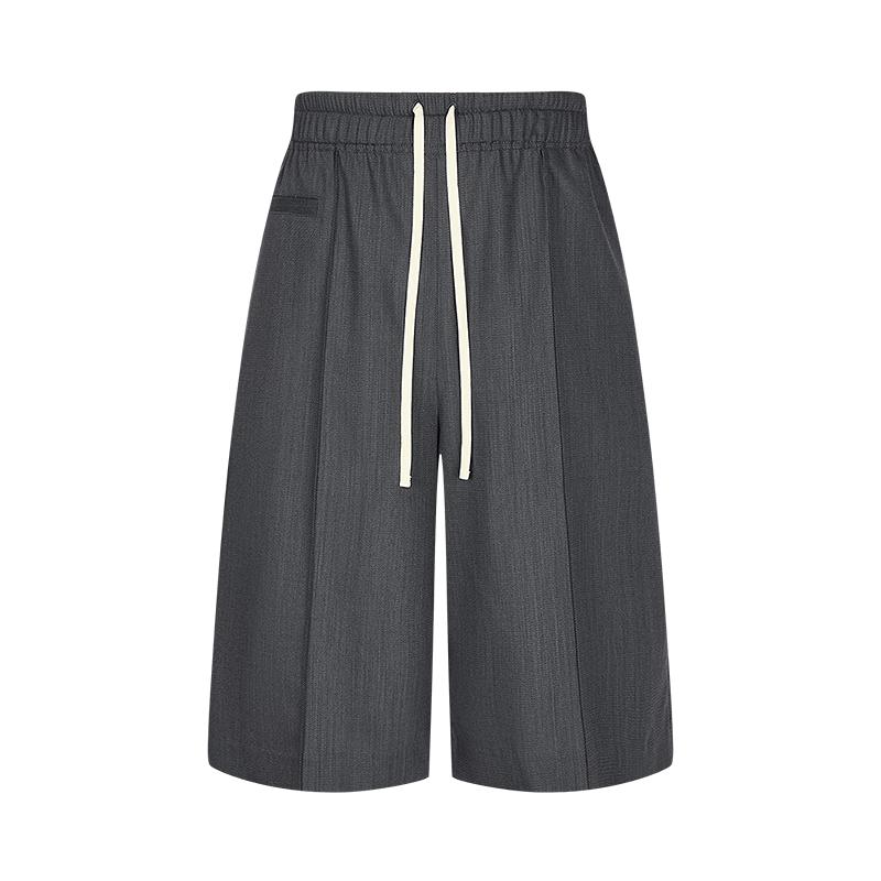 

LESS Autumn 2025 Straight-Leg Cropped Wool Pants M