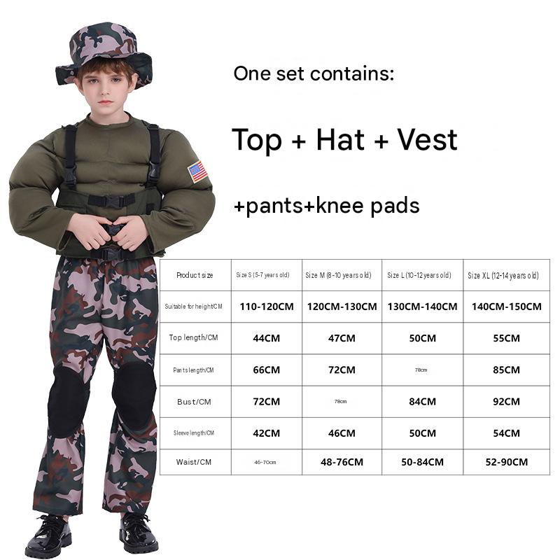 New Kids Cosplay Costume Naruto Anime Performance Outfit Samurai Ninja Clothing Halloween Role Play Set