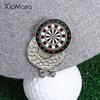 Retro Mexican Metal Golf Hat Clip Creative Dartboard Magnetic Golf Ball Marker Cap Decorative Trendy Jewelry Gift for Golf Lover
