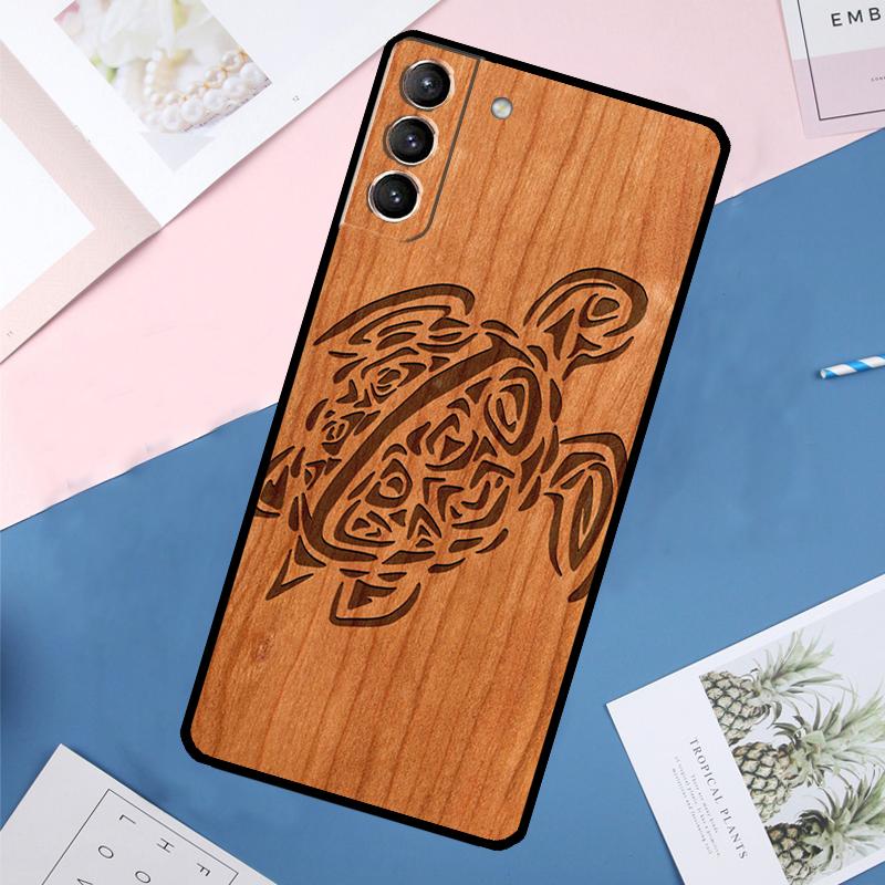 Deer Lion Elephant Wood Animal Case For Samsung Galaxy S25 Ultra S21 S22 S23 S24 Ultra S9 S10 Plus S20 FE S25 FE Back Cover