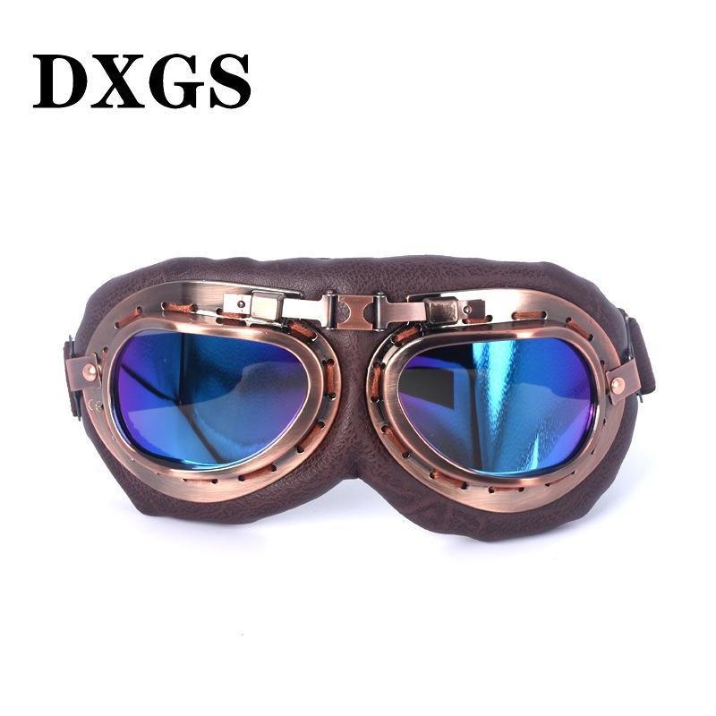 Retro Sports Goggles Pilot with The Same Protective Goggles Motorcycle Off-road Riding Glasses