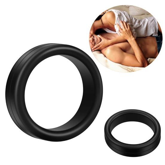 Cock Ring Prolong Intercourse Time Hygienic Silicone Delay Ejaculation Lock Ring for Male