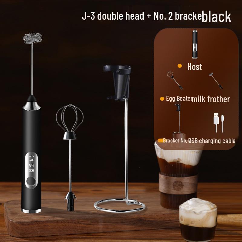 Portable Rechargeable Handheld Electric Milk Frother & Coffee Mixer
