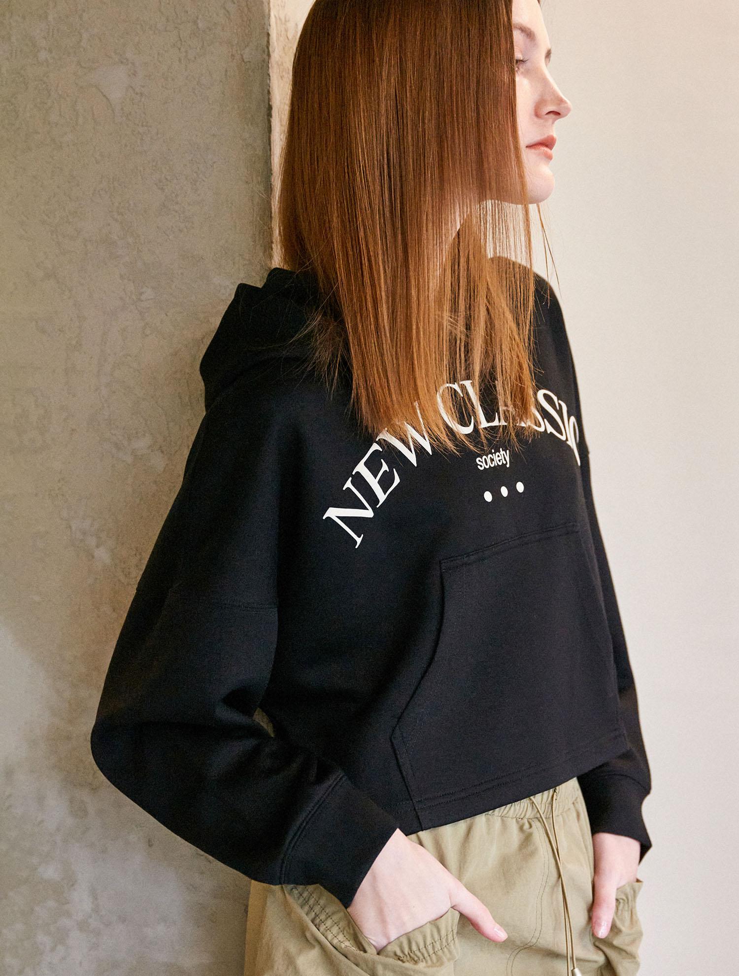 General Idea Essential Новый Классический Худи [Черный] / Wbd1L02502 Black/S